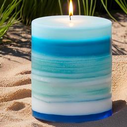 Ocean and beach themes Taper candle furniture