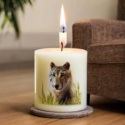 Animals and wildlife Taper candle a living room