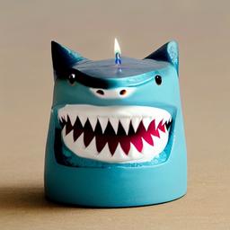 shark Animal shaped candles