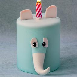 elephant Birthday candles